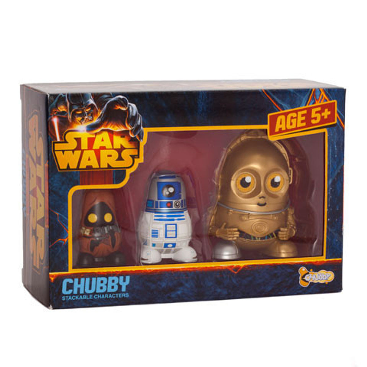 Star Wars Chubby Series 1 - C-3PO, R2-D2 & Jawa