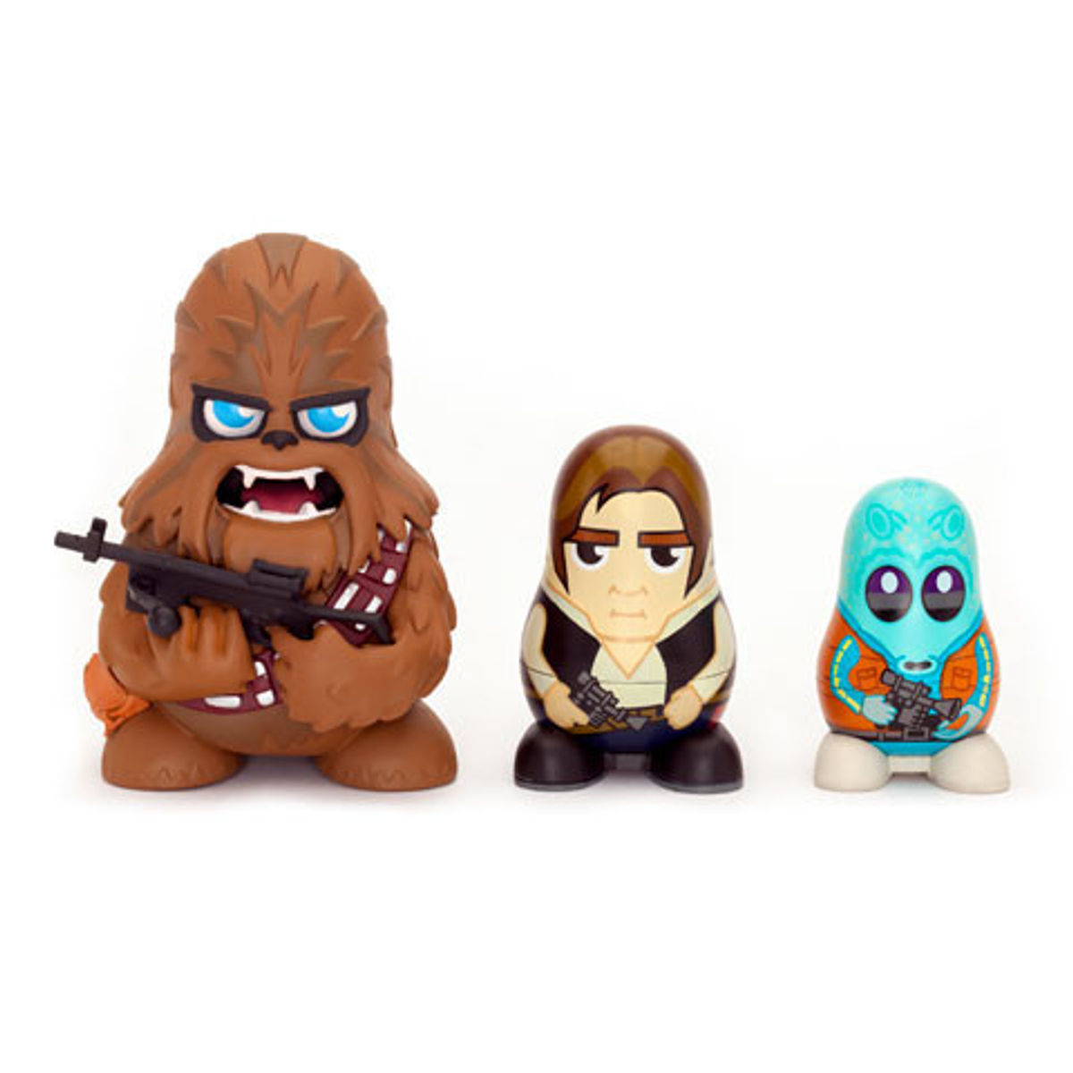Star Wars Chubby Series 1 - Chewbacca, Han Solo & Greedo