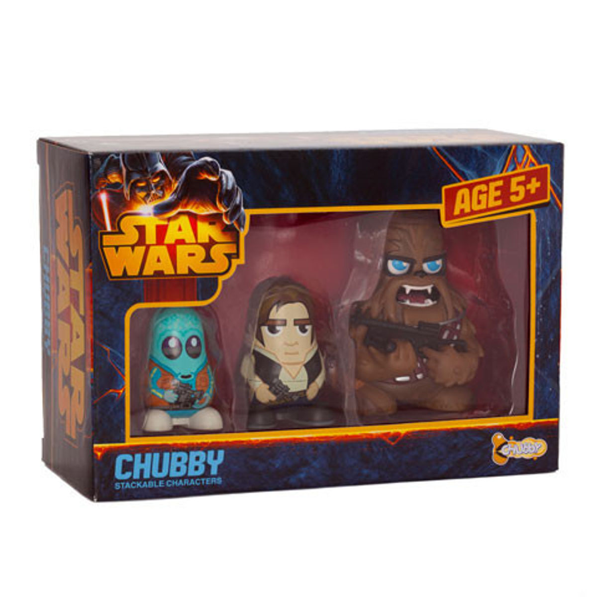 Star Wars Chubby Series 1 - Chewbacca, Han Solo & Greedo
