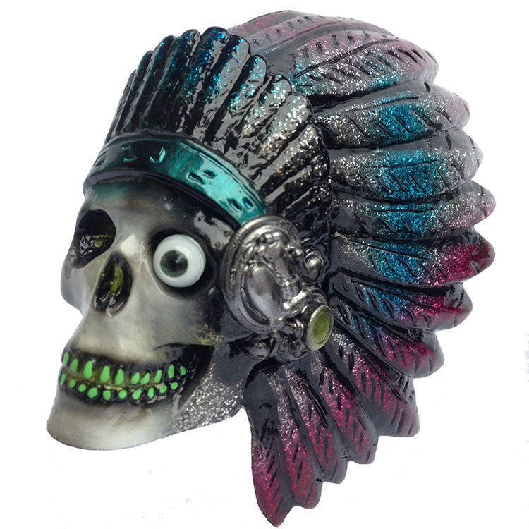 MechaVirus Glitter Skull Chief #1 by Mechavirus (Todd Robertson)