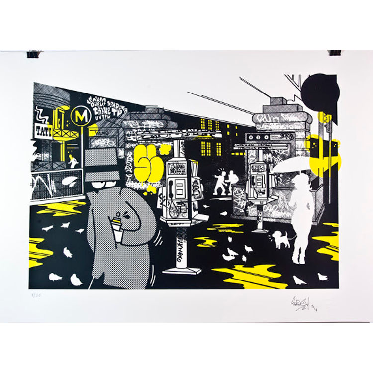 Barbes station Paris by Ermsy