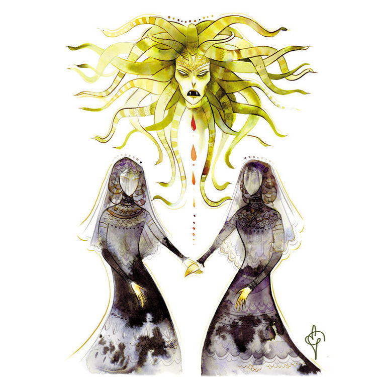 the gorgon sisters by oddFauna (Emma SanCartier)