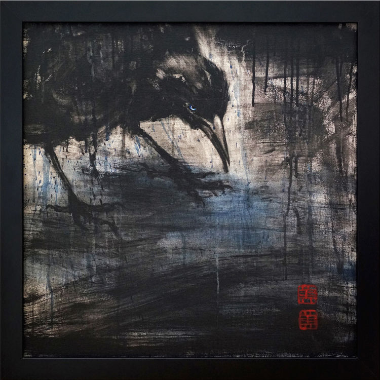 Black Rain 2 - Original Artwork by Mimi Yoon