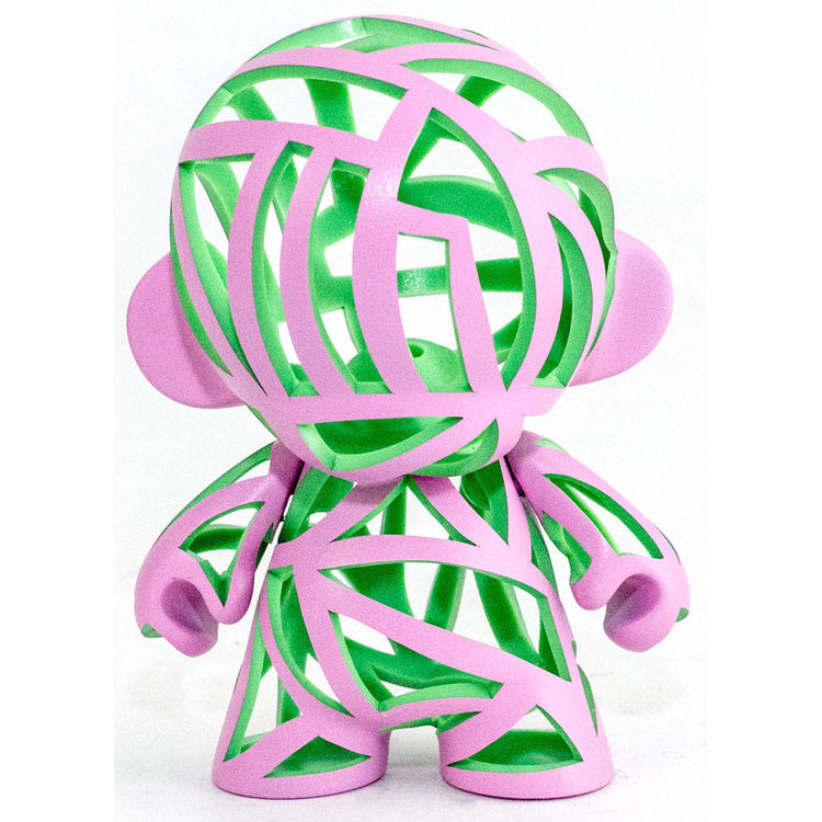 Munny - Pink and Green by Carson Catlin