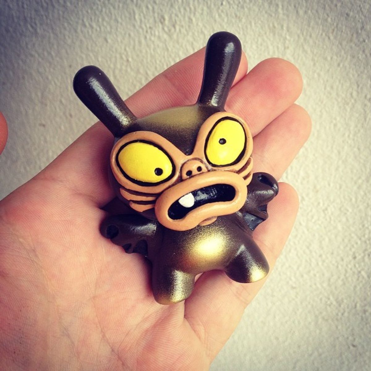 Baby Greasebat • Brown Chocolate with Golden spray