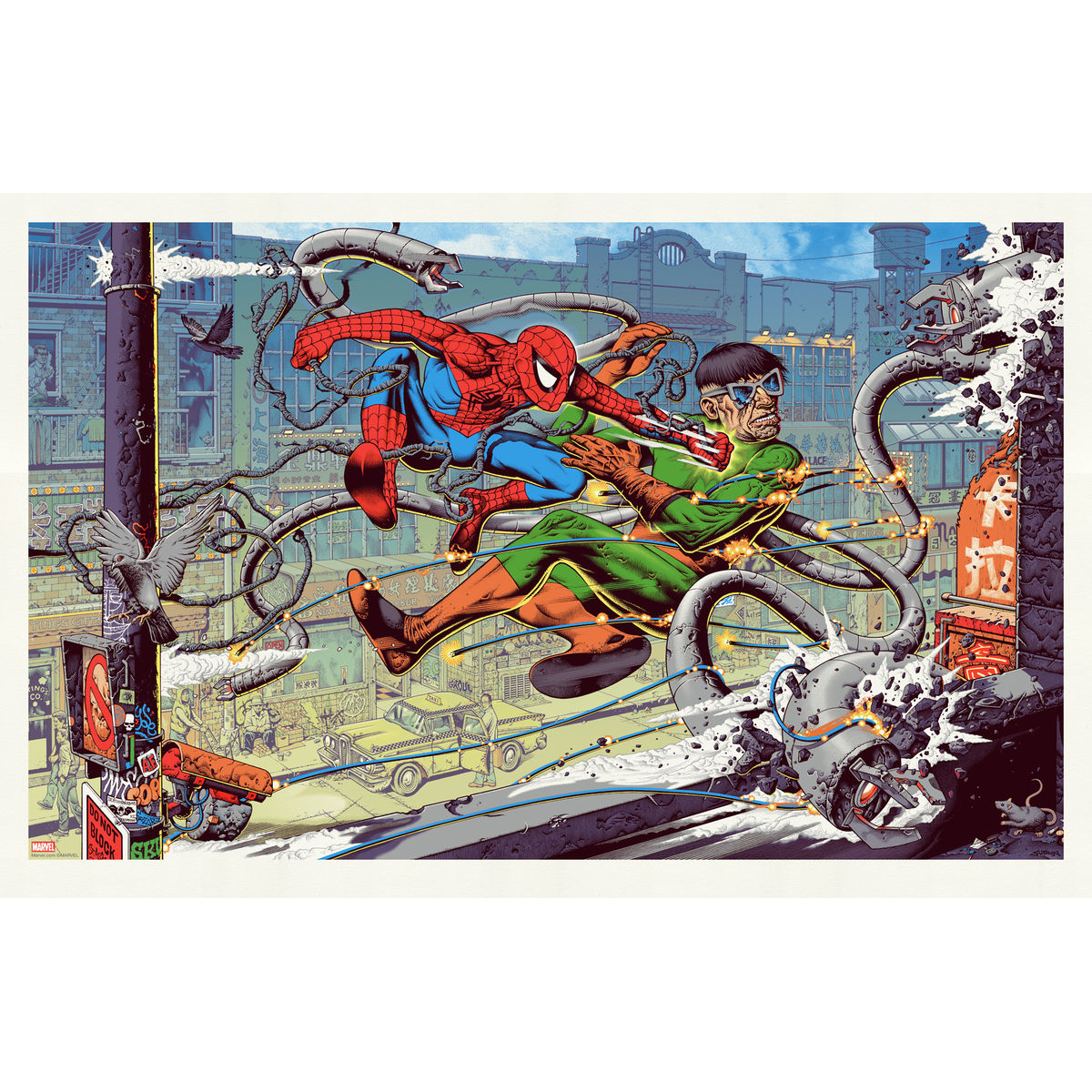 Spider-man v. Doc Ock - Main Artist Edition