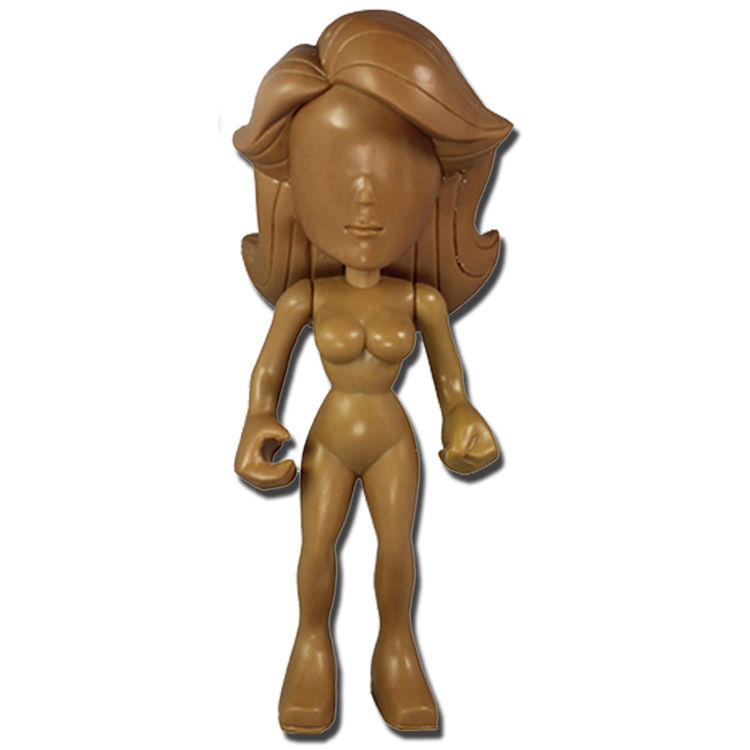 My Hero Toys Customizable Vinyl Figure -  Coffy (Brown) by Tanya Tate