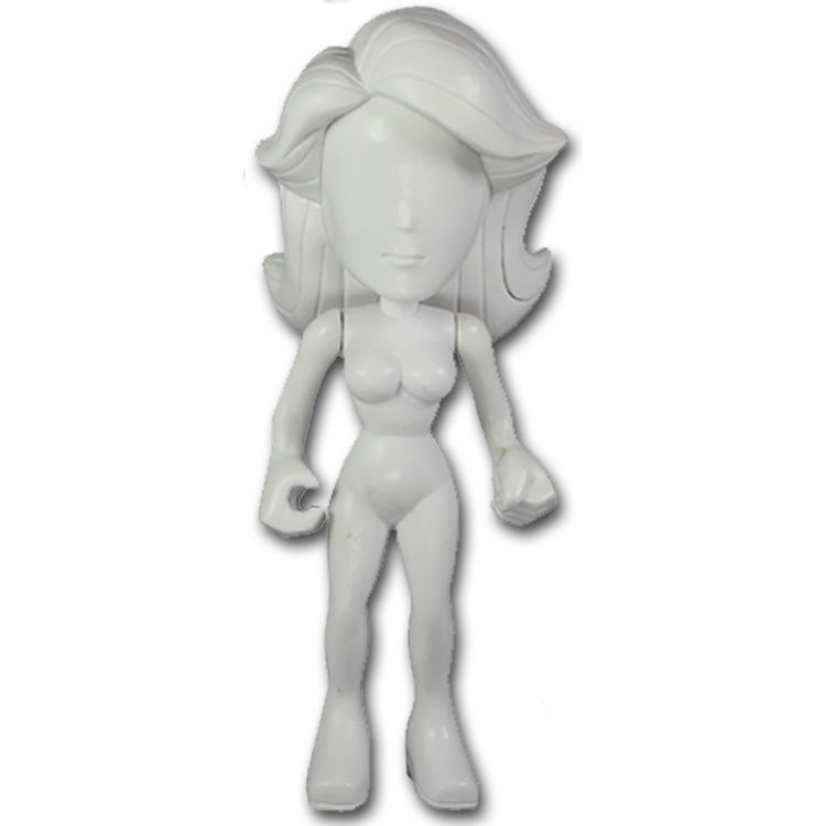 My Hero Toys Customizable Vinyl Figure -  White by Tanya Tate