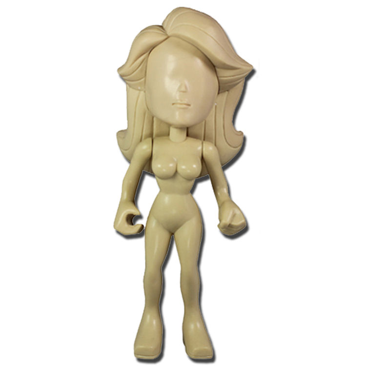 My Hero Toys Customizable Vinyl Figure -  Flesh (Peach) by Tanya Tate