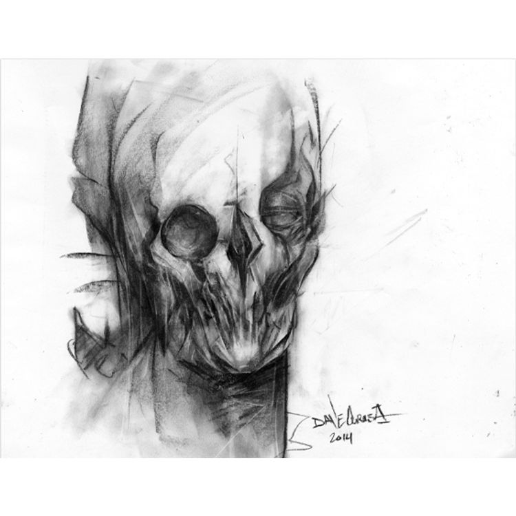 "BAITED" ORIGINAL DRAWING by Dave Correia
