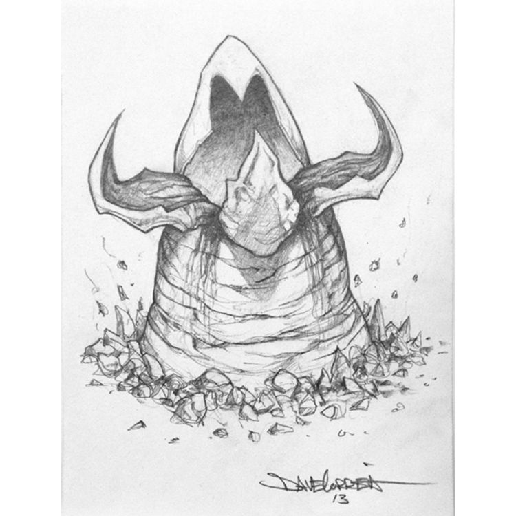 "GRABOID" ORIGINAL DRAWING by Dave Correia