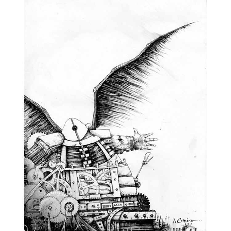 "KEY MASTER" ORIGINAL DRAWING by Dave Correia