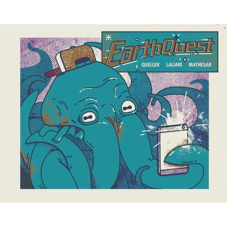 Earth Quest: The Selfie Scene (Lobby Card) by Emory Allen