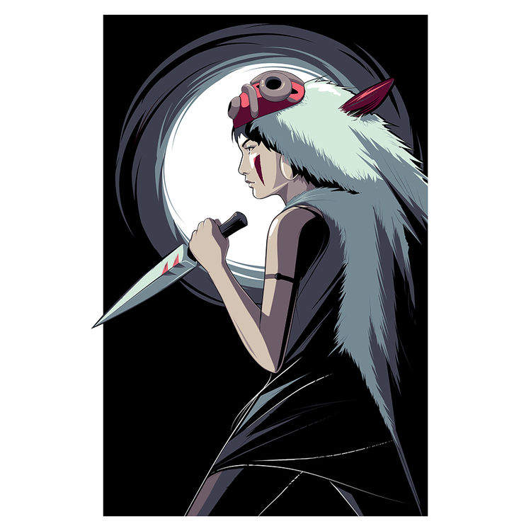 Princess Mononoke by Craig Drake