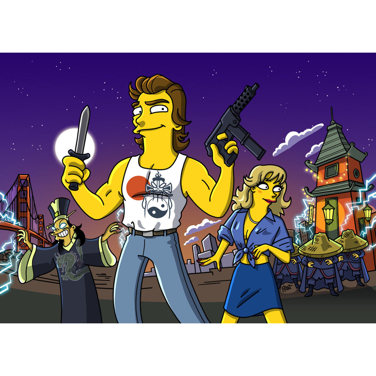 Little China Simpsonized