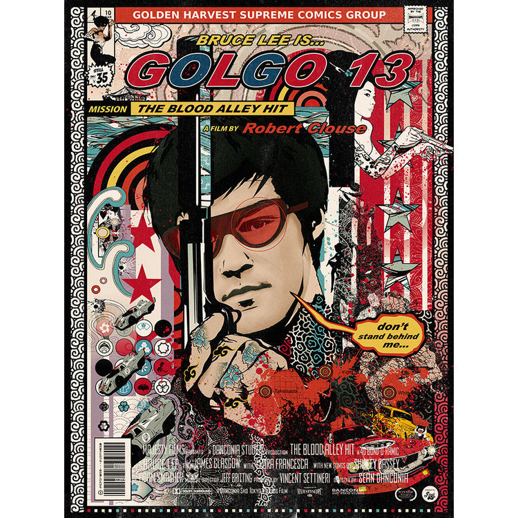 Bruce Lee Golgo 13 Love Child by Sean Danconia