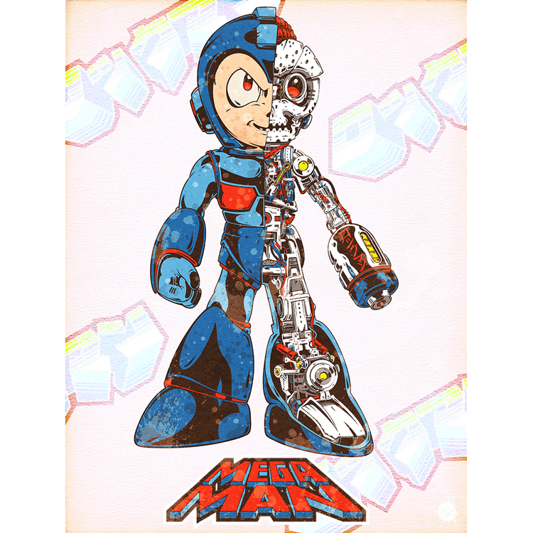 "Rokkuman | Mega-Dissection | ロックマン" Smokeless Mega Kanji Trans Variant by Beery Method