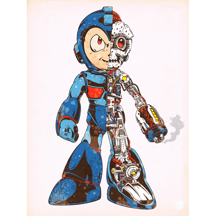"Rokkuman | Mega-Dissection | ロックマン" Large Trans Variant by Beery Method