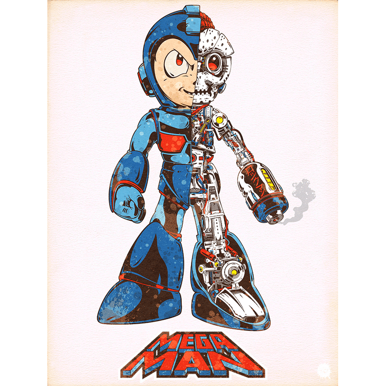 "Rokkuman | Mega-Dissection | ロックマン" Smoke Mega Trans Variant by Beery Method