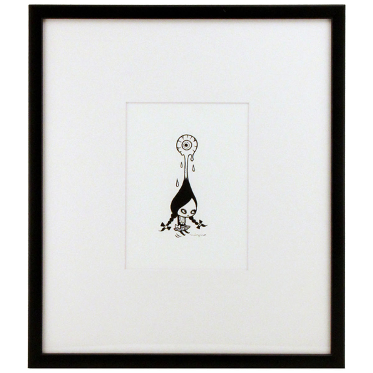 EYEBALL PIGTAIL GIRL