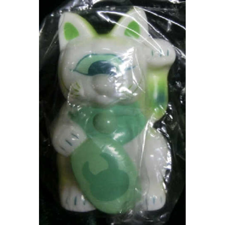 FORTUNE CAT BABY - UAMOU white / mint green by Real X Head (Mori Katsura)