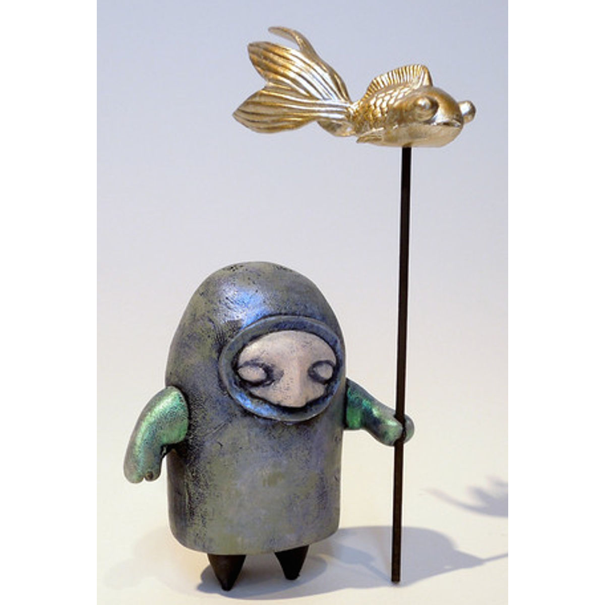 Goldfish Clan - Baltic Green Series (irridescent blue tunic)