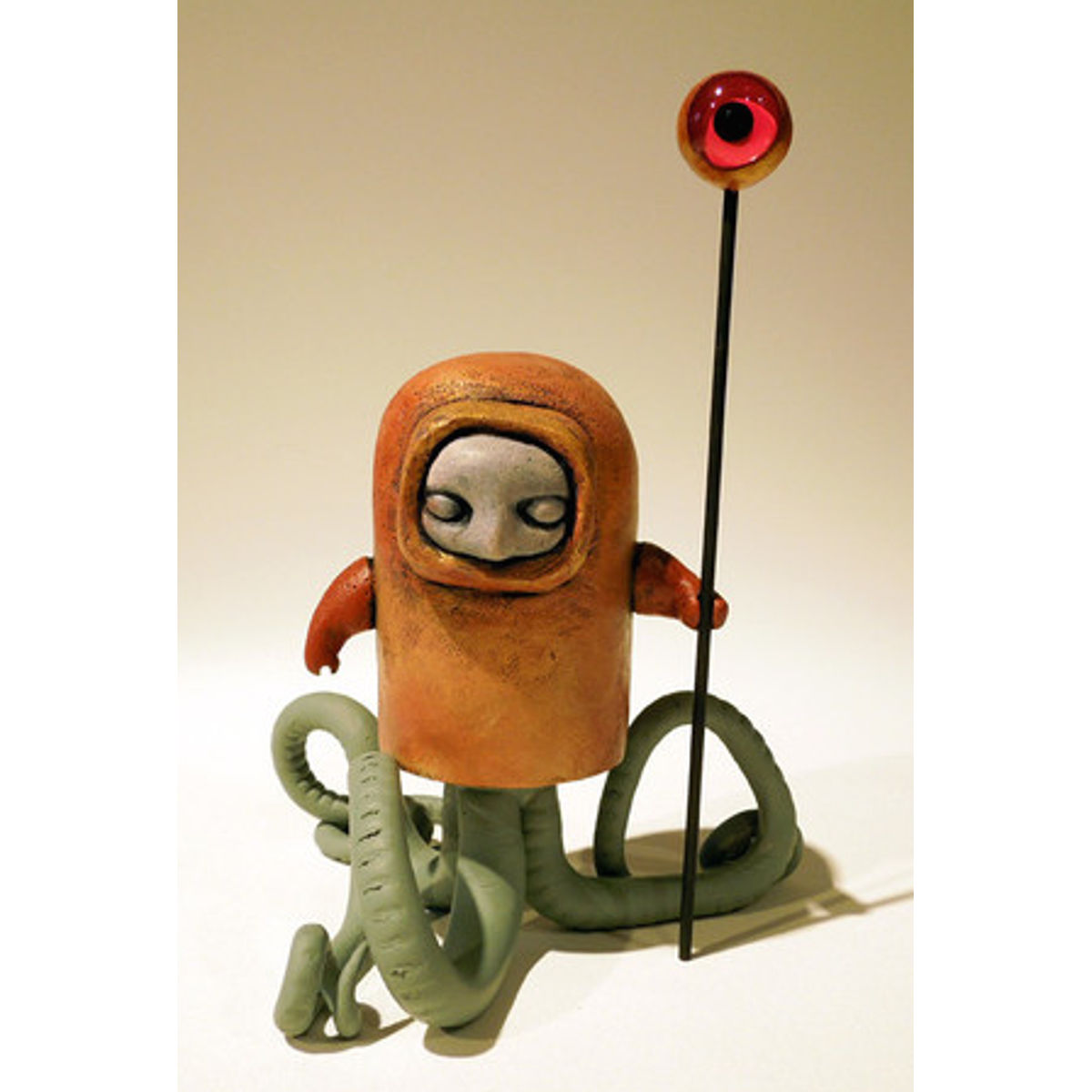 Octopus Clan - red with gold