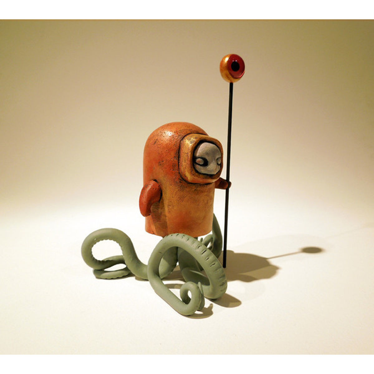 Octopus Clan - red with gold