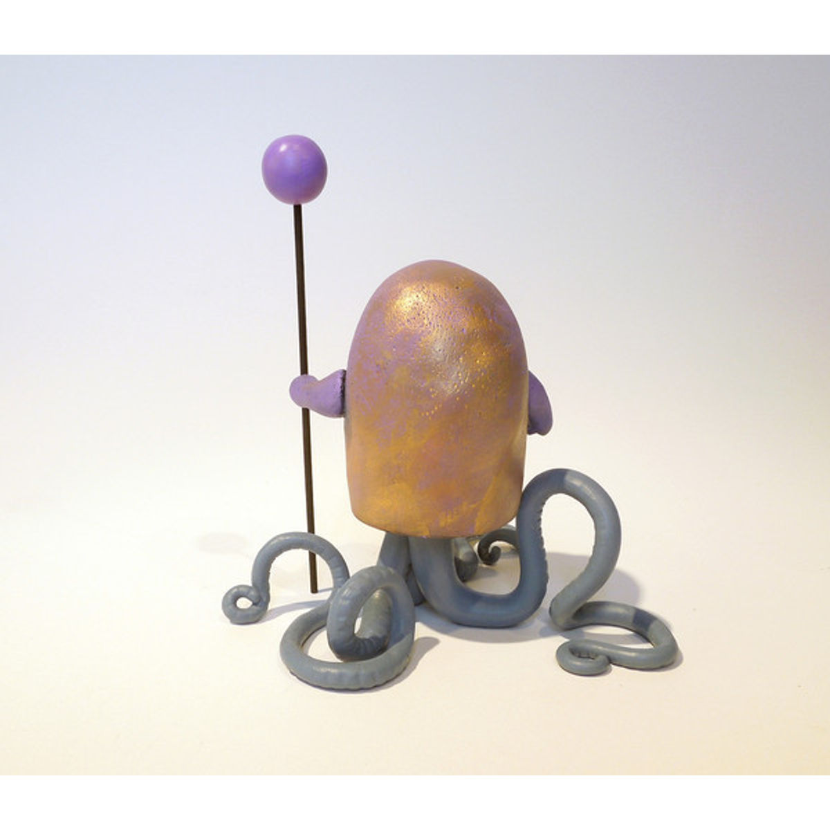 Octopus Clan- purple with gold