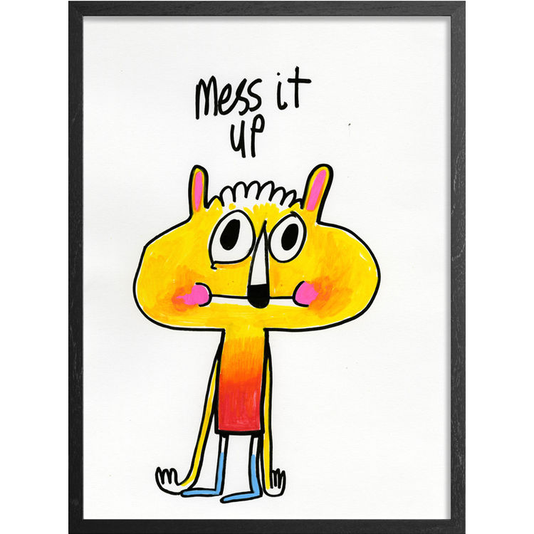 Mess It Up - Original Artwork by Jon Burgerman