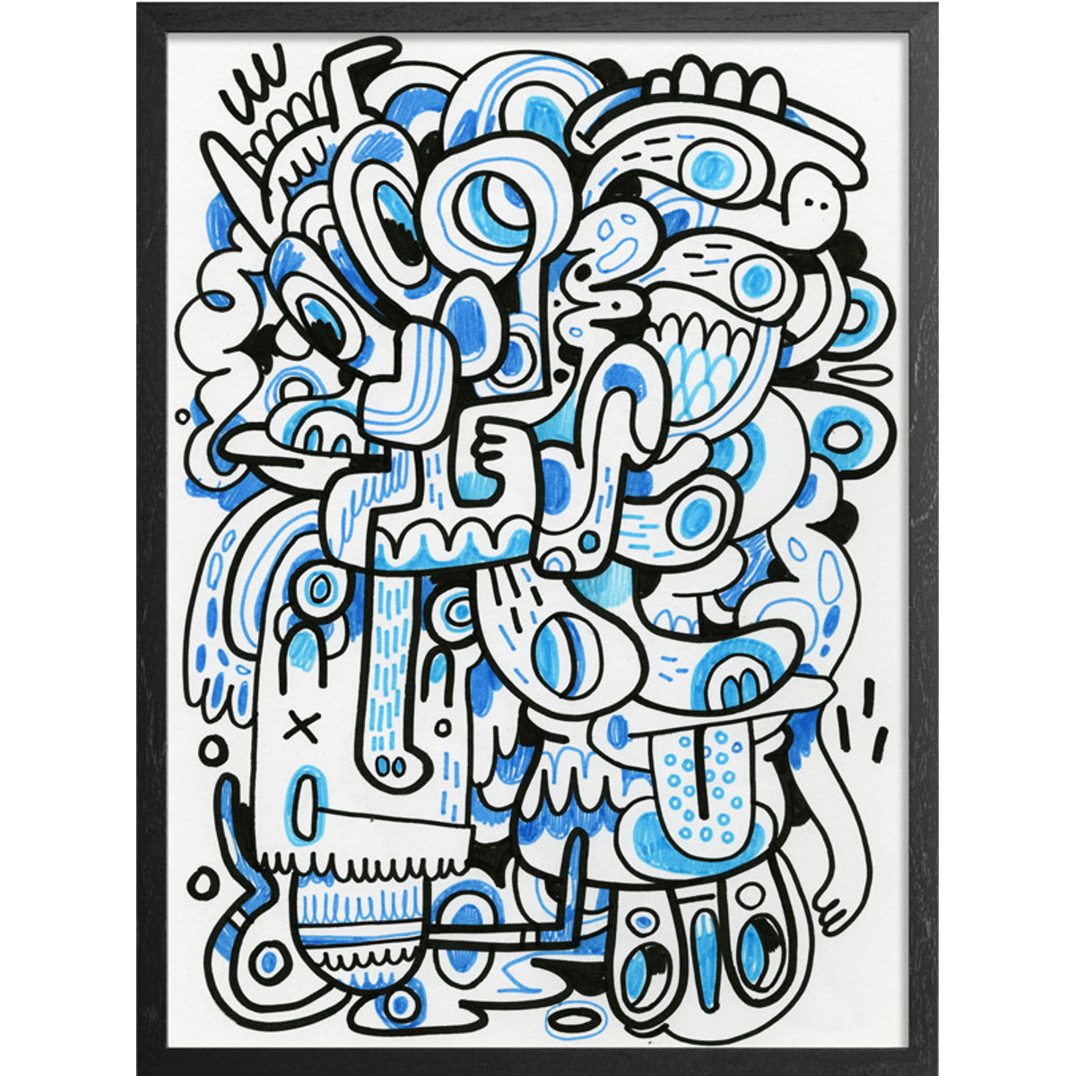 Blue Compostion - Original Artwork