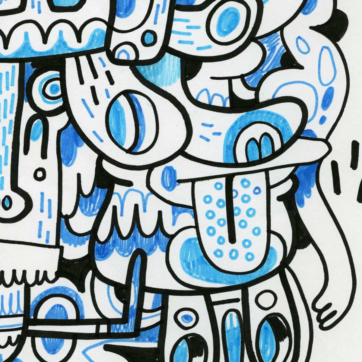 Blue Compostion - Original Artwork