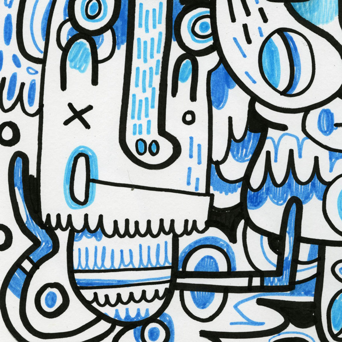 Blue Compostion - Original Artwork