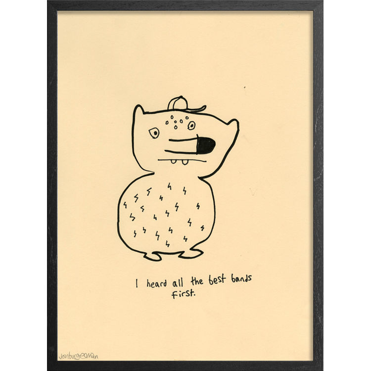 Bands - Original Artwork by Jon Burgerman