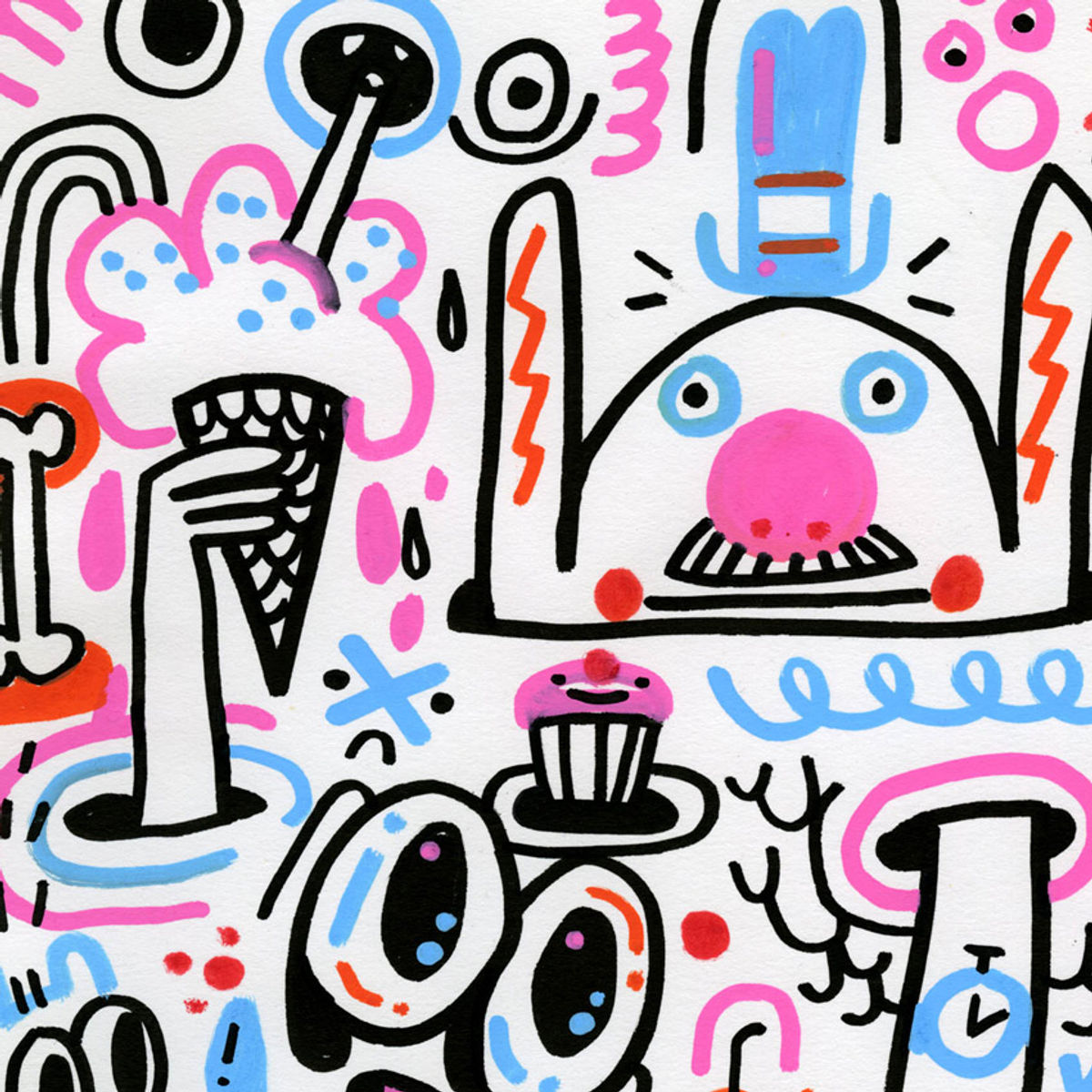 Don't Worry - Be Messy - Original Artwork