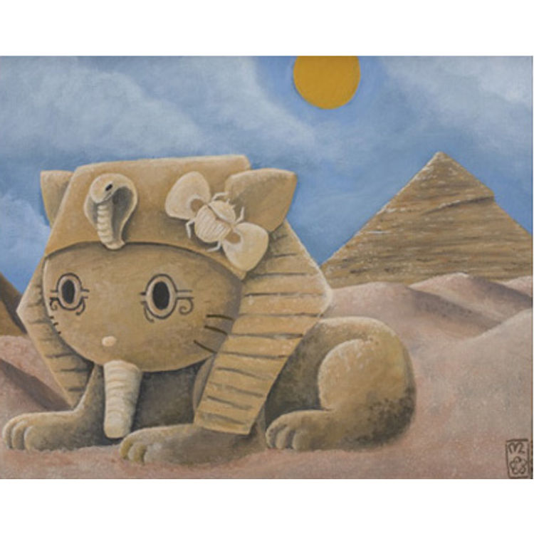 Hello Sphinx Print by Misha