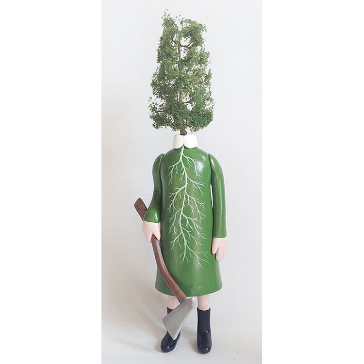 Odette (olive green dress) by Doubleparlour