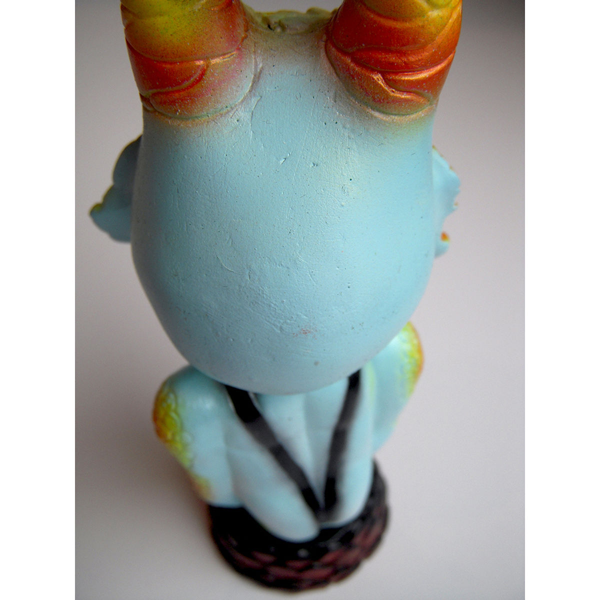 CYCO BOB BOBBLE HEAD, ORANGE AND BLUE