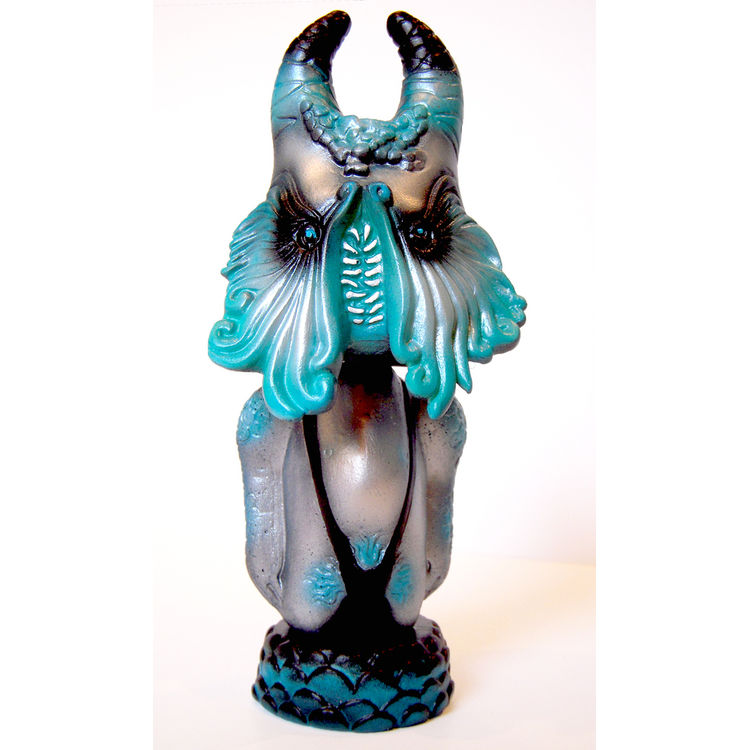 CYCO BOB BOBBLE HEAD IN BLUE AND SILVER by Naomi Knaff