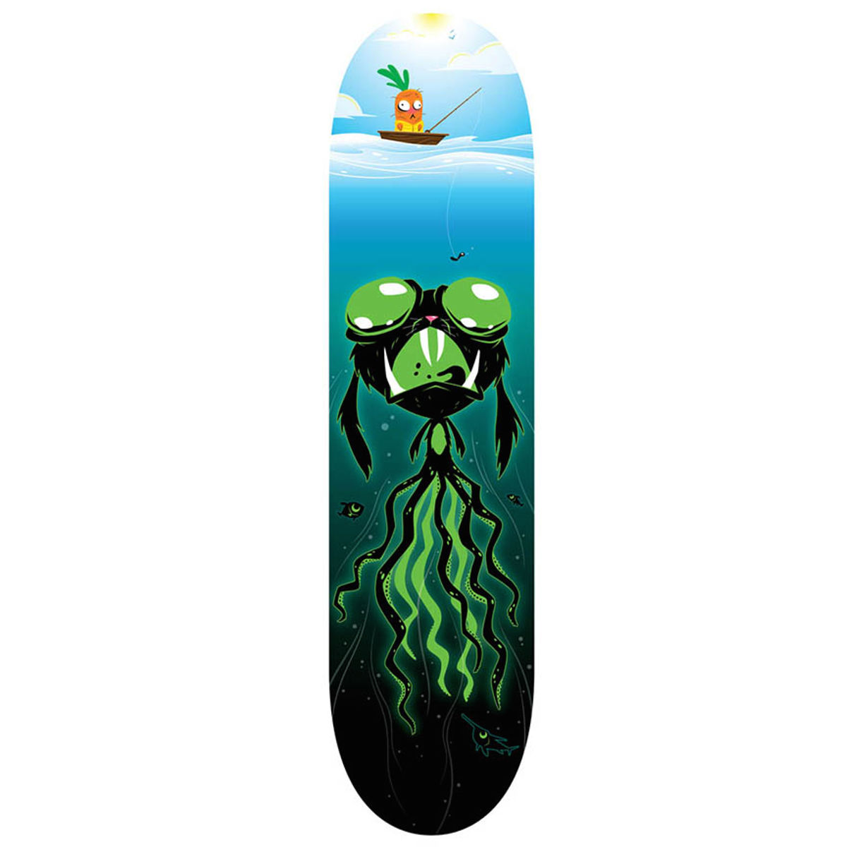 "Octobunny" Skateboard Deck