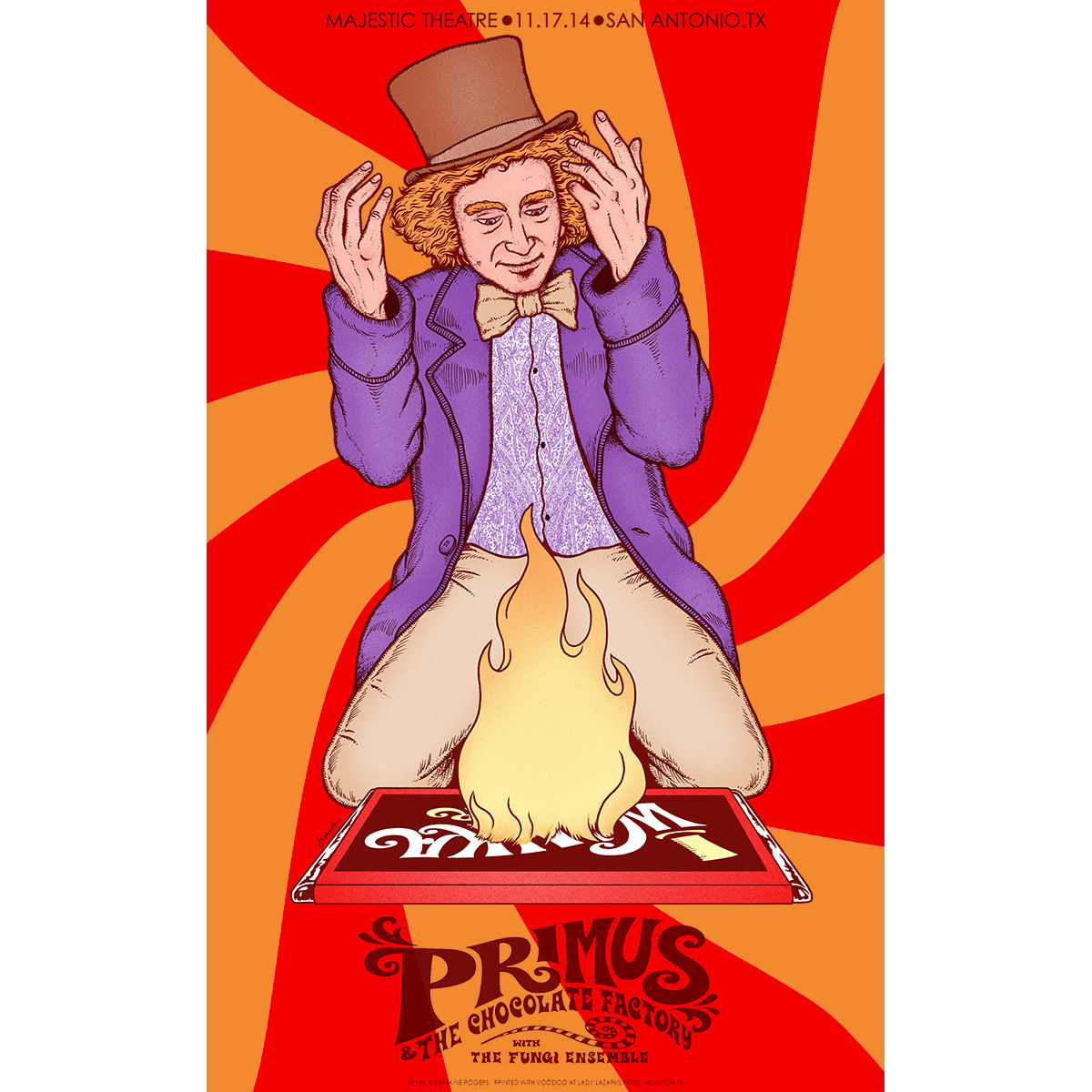 PRIMUS & The Chocolate Factory (San Antonio 2014) ORANGE CREAM VARIANT
