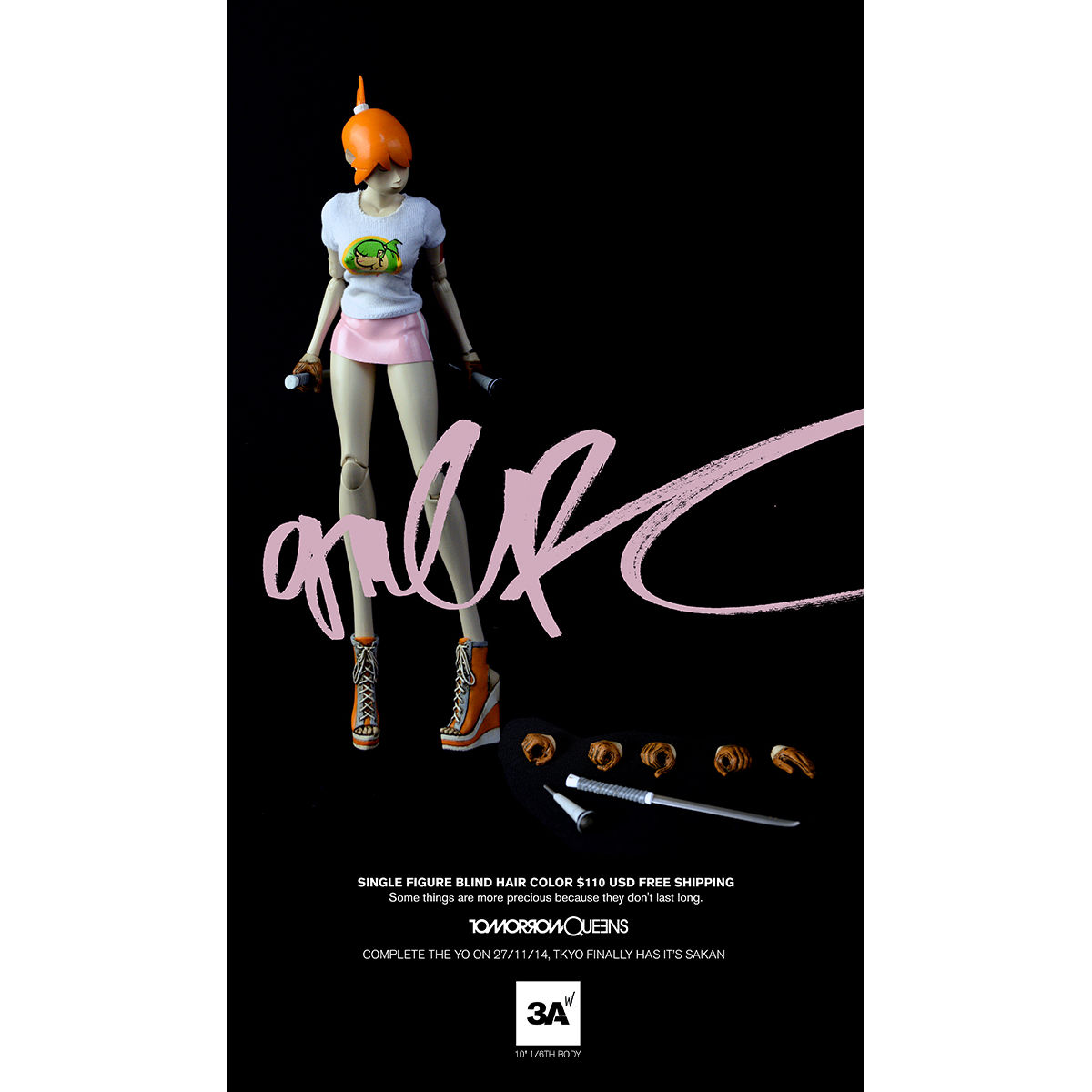 GIRL RC - orange hair