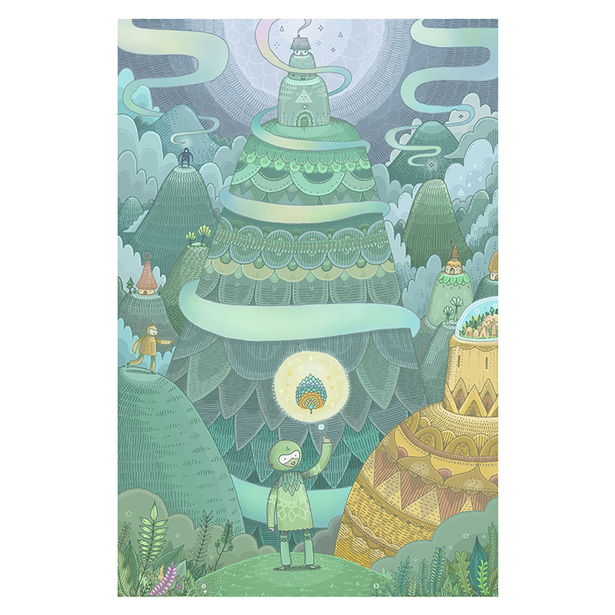 Lost Temple Of Muju Print