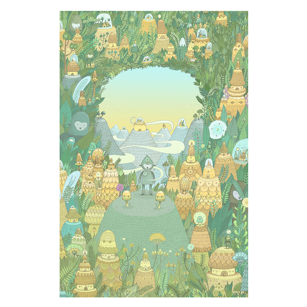 Lost Valley Of Muju Print