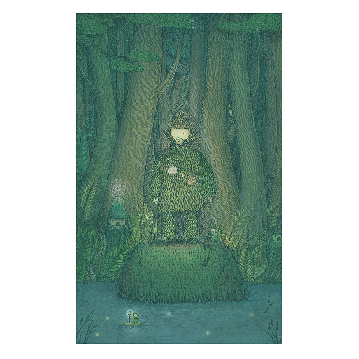 Woodland Guardian Print