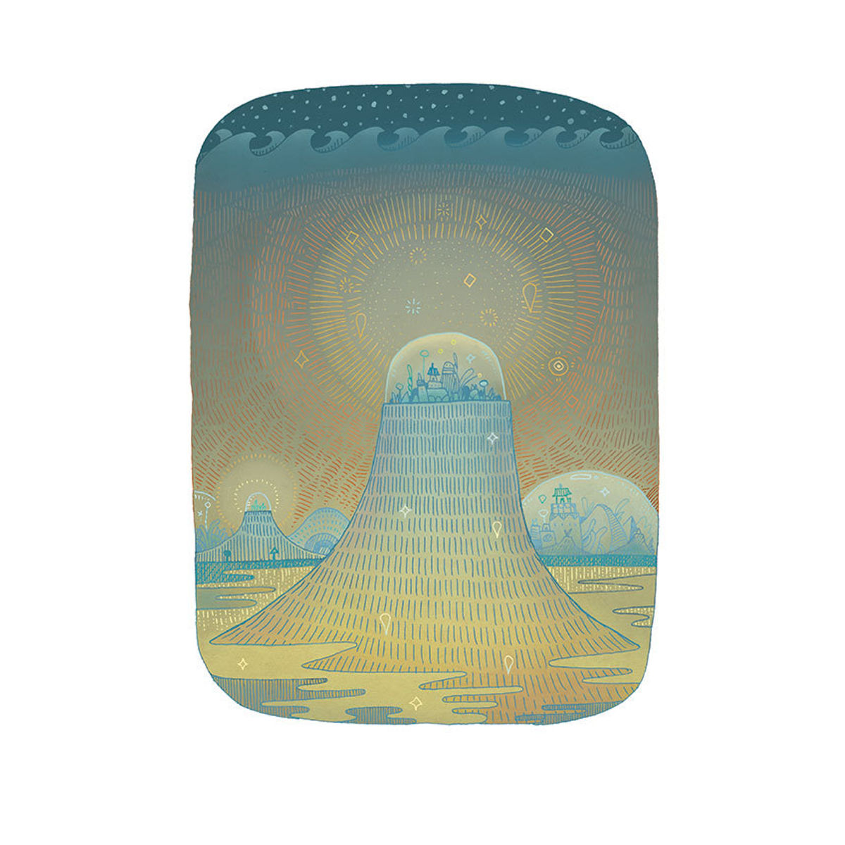 Deep Water City Print