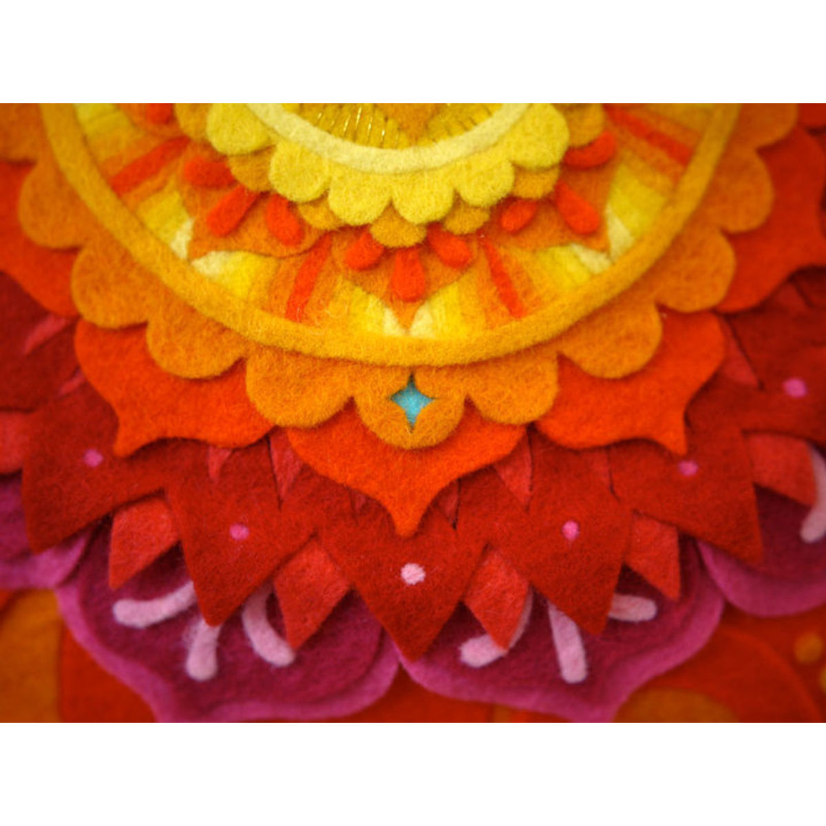 Giant Mandal Muju Felt Sculpture