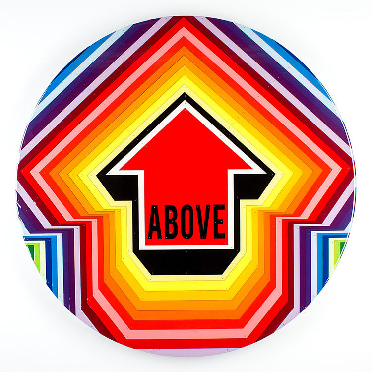 Rainbow Pulse - Original Artwork by Above