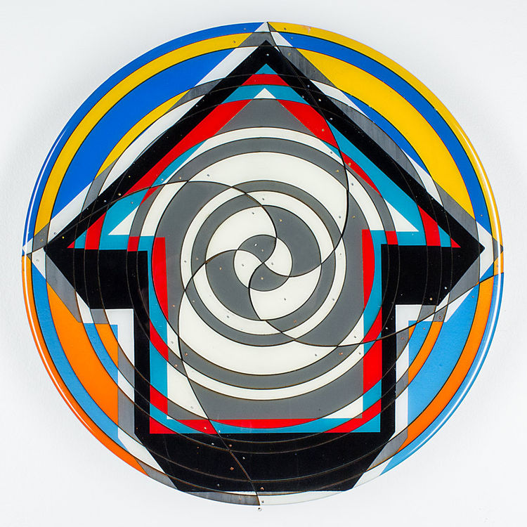 Spiral - Venice Beach - Original Artwork by Above