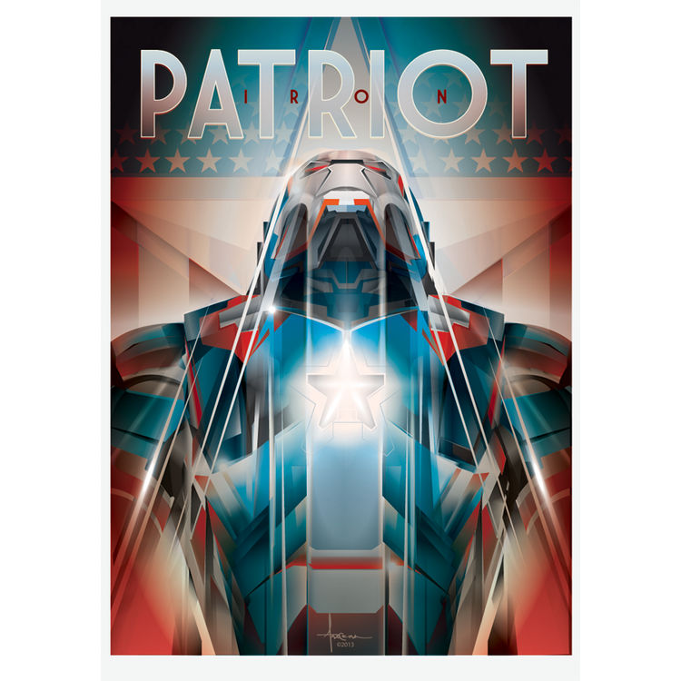 IRON PATRIOT-IROMAN VECTOR TRIBUTE by Orlando Arocena